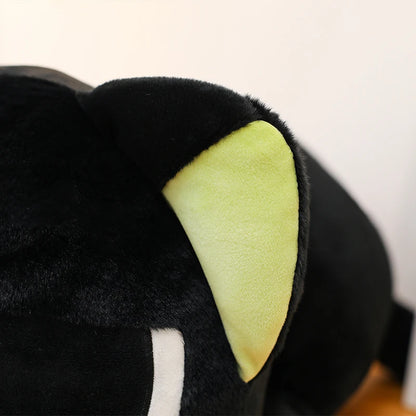 Official Anime The Legend of Luo 55cm Kawaii Xiao-Hei Xiao Hei Lovely Cat Doll Toy Plush Original Cartoon Cosplay Gift