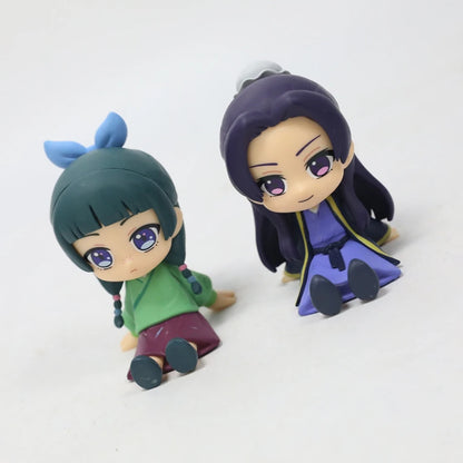 1/5PCS 9cm Kusuriya no Hitorigoto Anime Figure Q Version Maomao Action Figure Kawaii Jinshi Figurine PVC Collection Model Toys