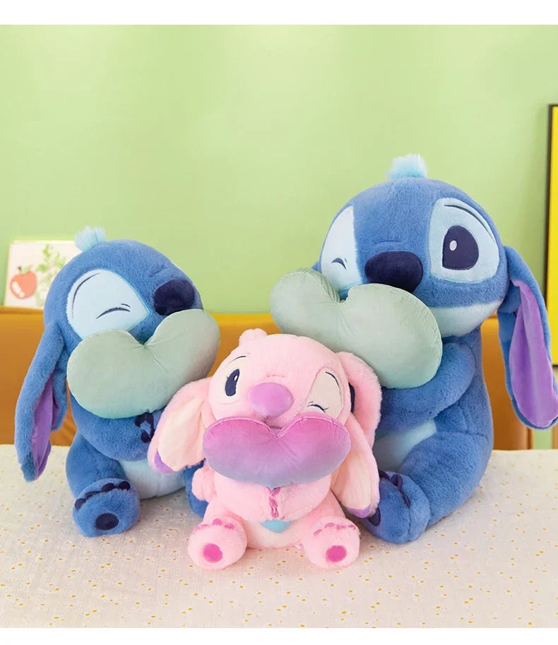 New Disney Lilo&Stitch Cute Cartoon Dolls Toys Kawaii Anime Soft Stuffed Dolls Pillow Appease Toys Birthday Gift for Boys Girls
