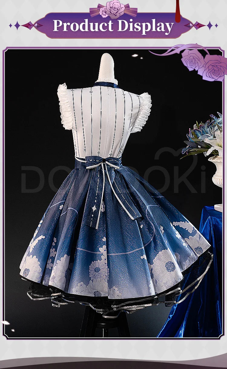 IN STOCK Nikki Cosplay Costume Game Infinity Nikki【S-3XL】DokiDoki-R Women Cute Lolita Dress Floral Memory Plus Size