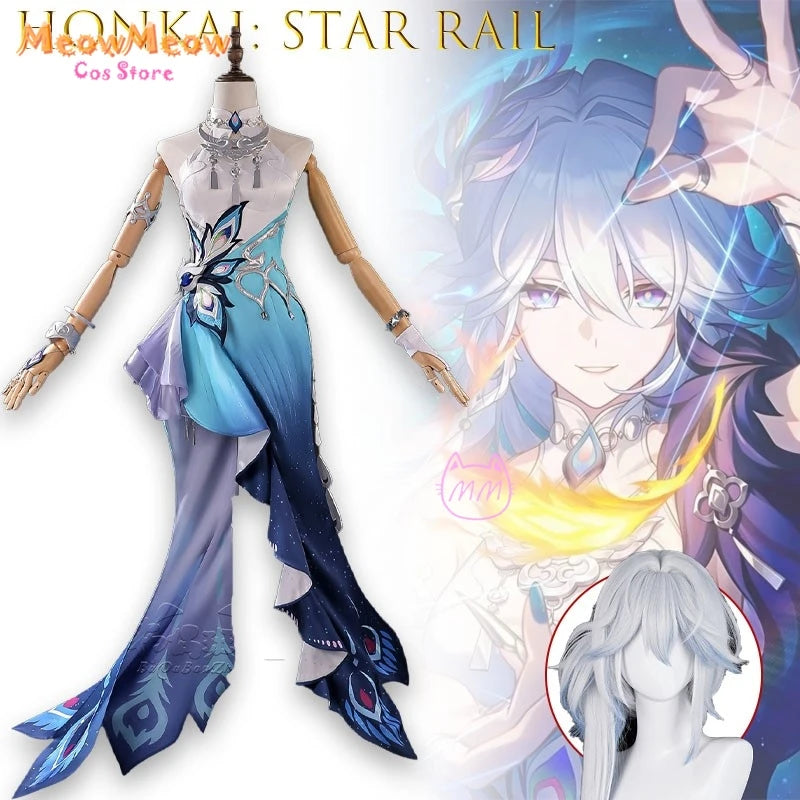 Honkai Star Rail Yao Guang Female Costume Set Polyester