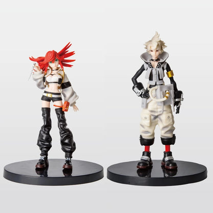 21cm/8.27in GACHIAKUTA Anime Figure GACHI AKUTA Rudo/Riyo Action Figure Enjin/Zanka Figurine PVC Adult Collection Model Doll Toy