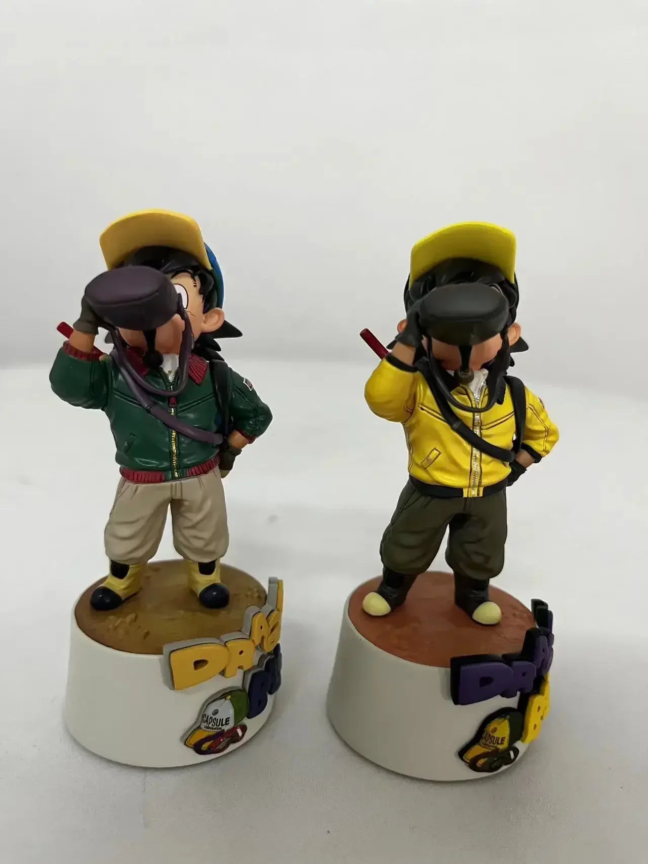 10cm Dragon Ball Cartoon Character Drinking Water Little Goku PVC Action Figure Model Statue Collection Decoration Toys Gift