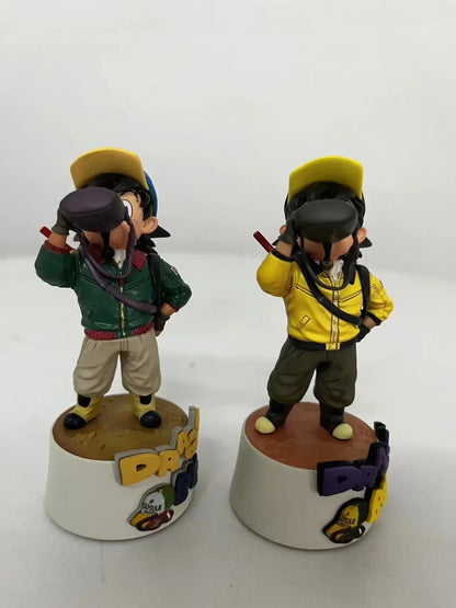 10cm Dragon Ball Cartoon Character Drinking Water Little Goku PVC Action Figure Model Statue Collection Decoration Toys Gift