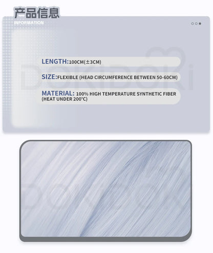 IN STOCK Frostflower Dew Shenhe Wig Game Genshin Impact Cosplay Wig DokiDoki Shen He Cosplay Lantern Rite New Skin Wig Free Cap