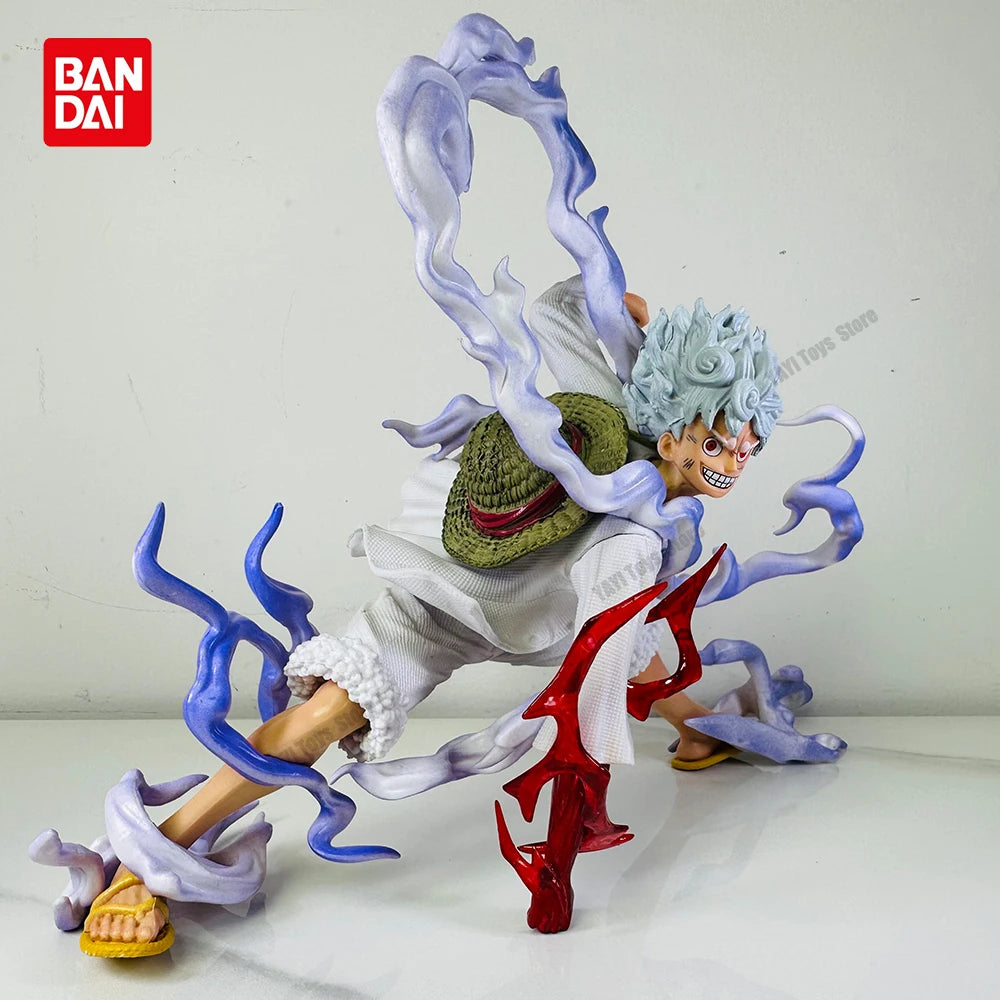 Hot One Piece Anime Figures Nika Luffy Gear 5th Action Figure Gear 5 Sun God Pvc Figurine Statue Model Decoration Doll Toys
