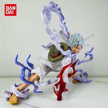 Hot One Piece Anime Figures Nika Luffy Gear 5th Action Figure Gear 5 Sun God Pvc Figurine Statue Model Decoration Doll Toys