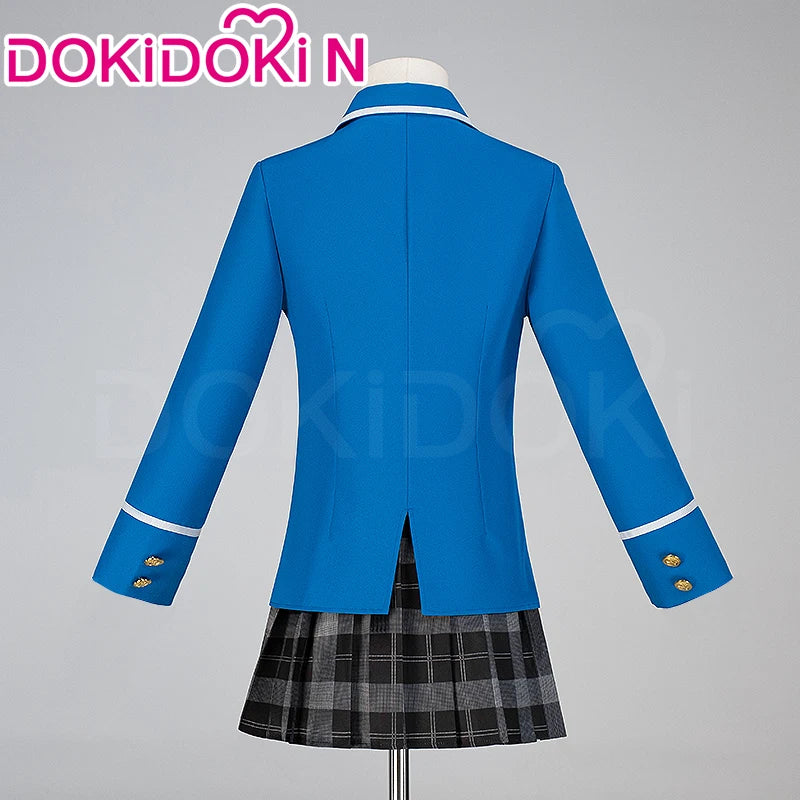 Anzu Heroine Costume Cosplay Game Ensemble Stars【S-3XL】DokiDoki-N ES Costume Women School Uniform Plus Size