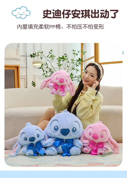 20/30/40CM Big Size Stitch Disney Anime Plush Stuffed Doll Kawaii Room Decor Plush Pillow Children's Holiday Gifts