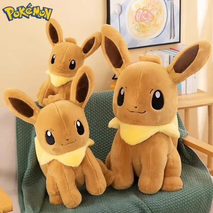 40/50/70CM Big Size Pokémon Eeveelutions Plushies Anime Stuffed Toy Cartoon Comfortable Soft Doll Ornament Bolster Gift for Kid