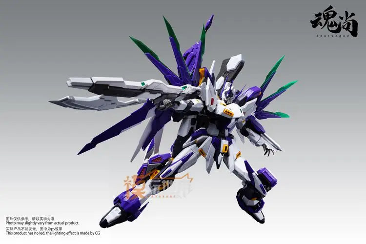 AM 1/100 FA Assault Final Shadow Series Alloy Die Casting Frame Action Figure Detachable Parts Assembly Model Collectible Toy