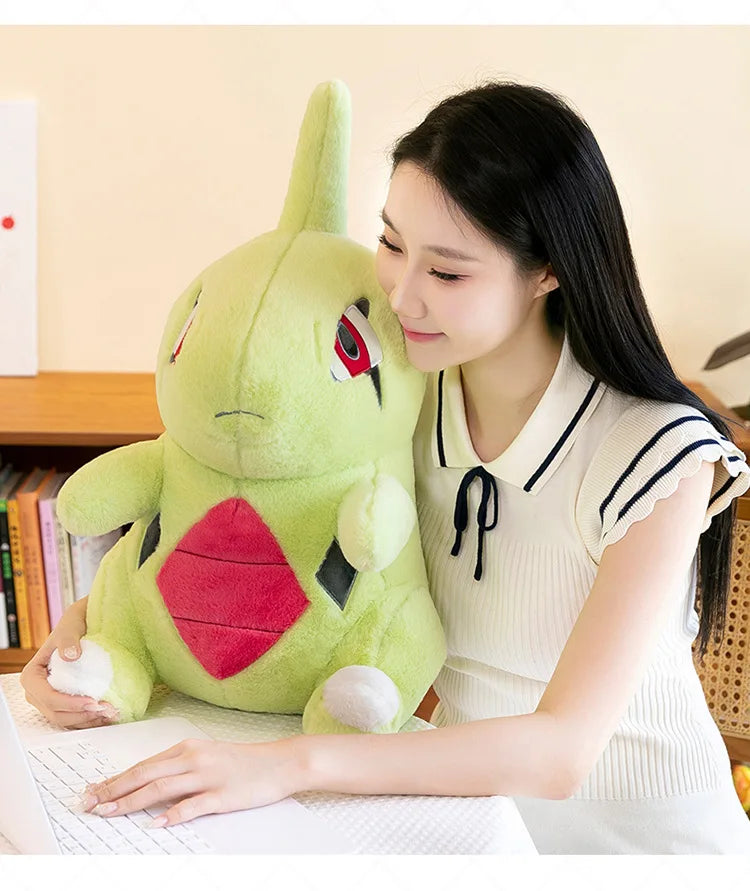 35/70cm Larvitar Pokemon Plush Toys Large Anime Doll Cute Pillow Giant Pokémon Plushie Tyranitar Stuffed Gift for Kids Christmas