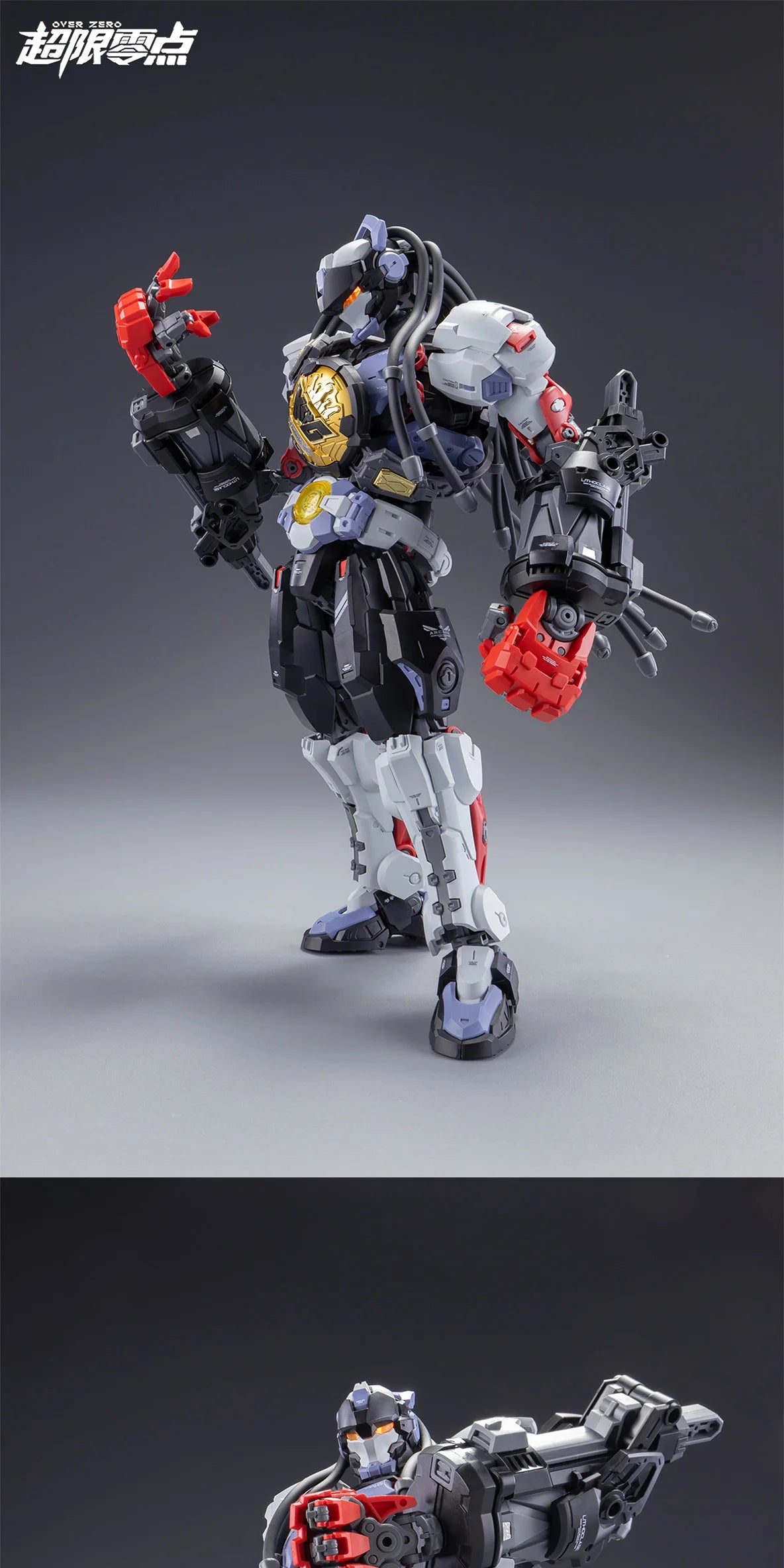 HEMOXIAN OVER ZERO 1/10 Vol.3 Boxer BAKI Assembly Model Kit Robot Action Figure PVC Toy Halloween Gift