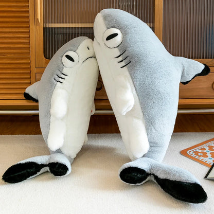 130cm Cute Soft Shark Cat Toys Doll Girl Kids Birthday Christmas Gift Stitch Kawaii Plushies Juguetes Stuffed Animal