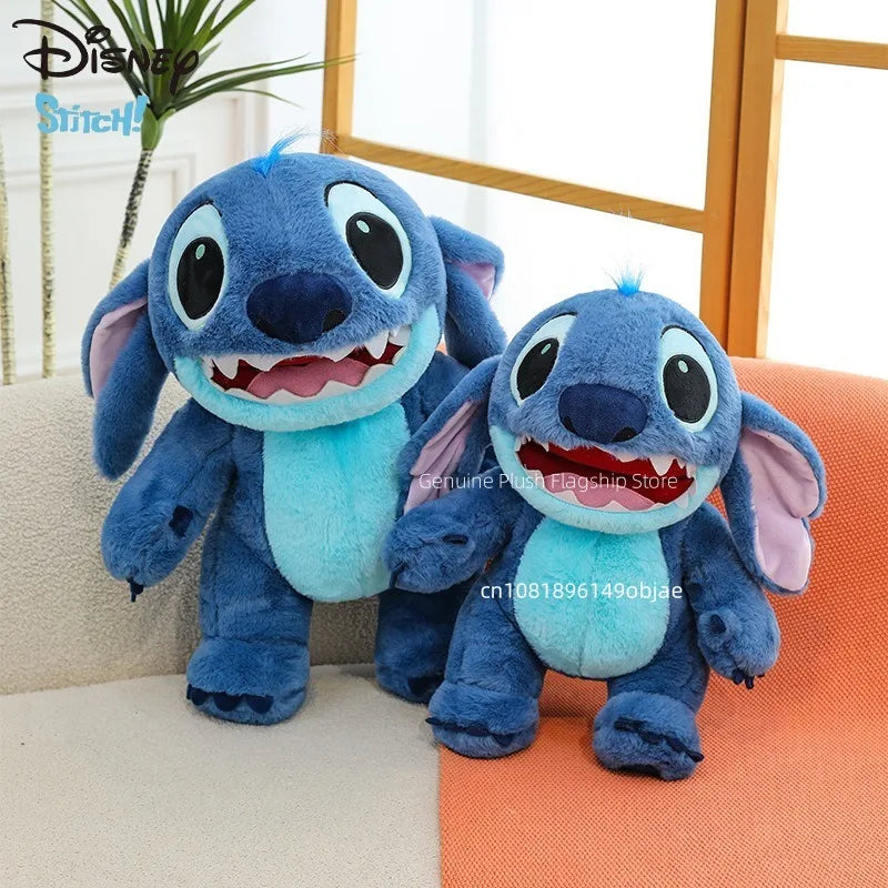 60cm Big Size Disney Stitch Cartoon Anime Plush Stuffed Doll Room Decoration Peluche Pillow Kawaii Plushies Ornaments Gifts