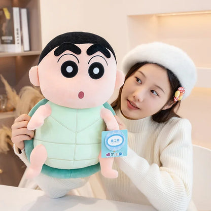 40cm Penguins Crayon Shin Chan Plush Toy Kawaii Tortoise Shin Chan Plushies Soothing Doll Cartoon Japanese Style Doll Gifts Gir