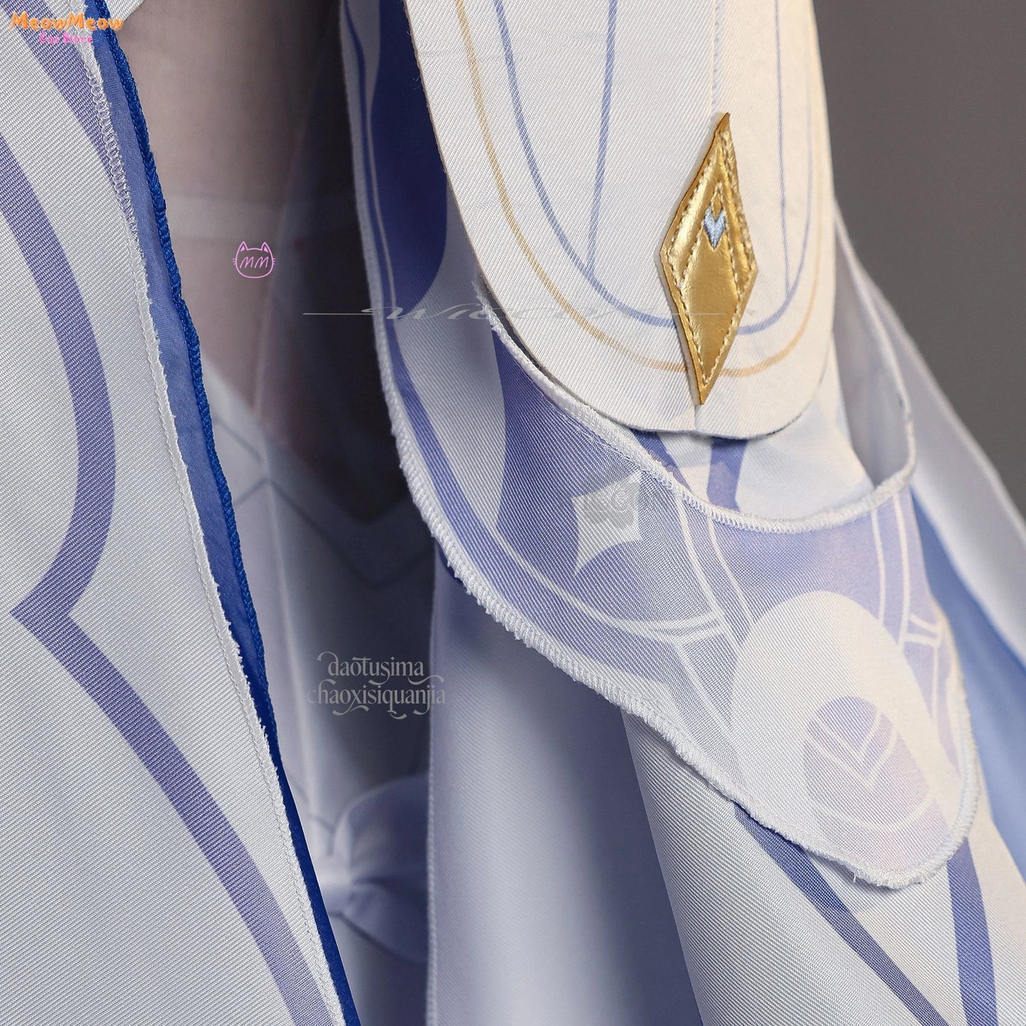 Genshin Impact Moon Goddess Columbina Cosplay Suit Polyester