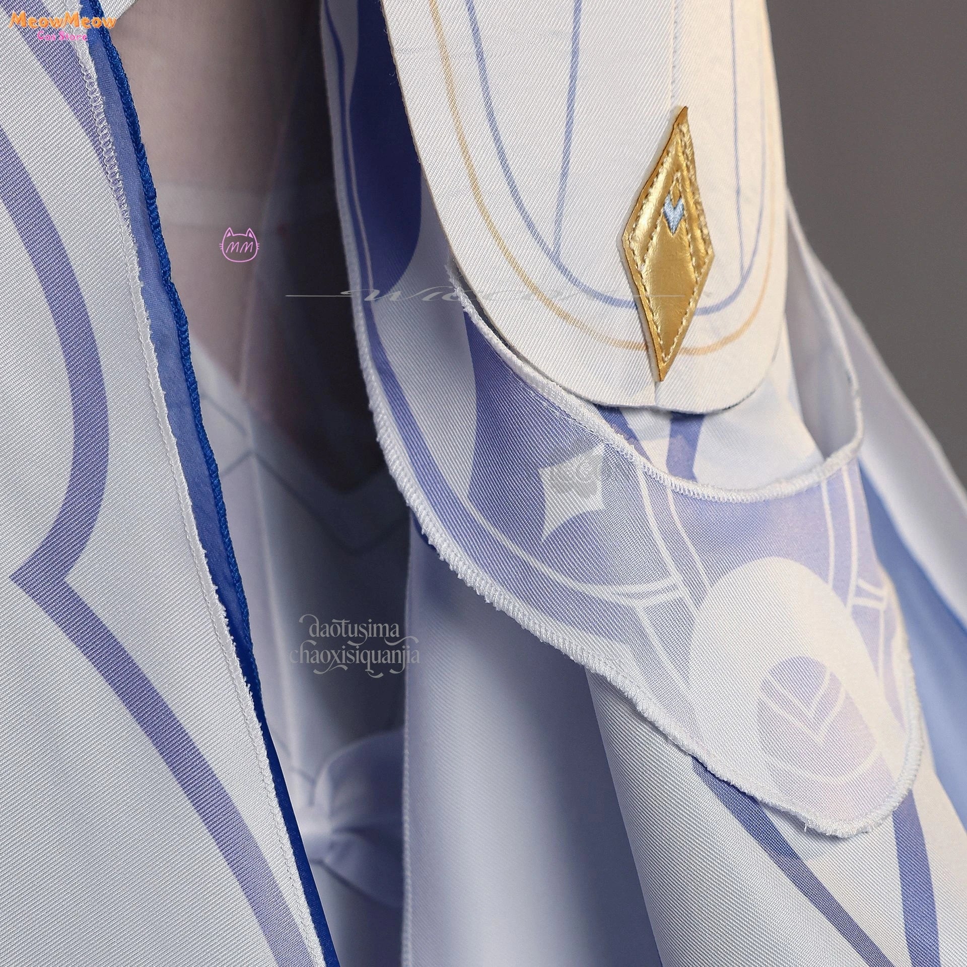 Genshin Impact Moon Goddess Columbina Cosplay Suit Polyester
