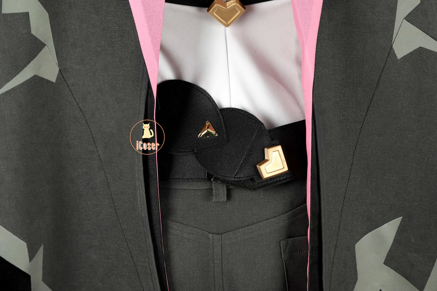 Genshin Impact Jahoda Cosplay Costume Wig Uniform Cloak Hat Glasses Headwear Outfit Halloween Party for Women Girls Props iCoser