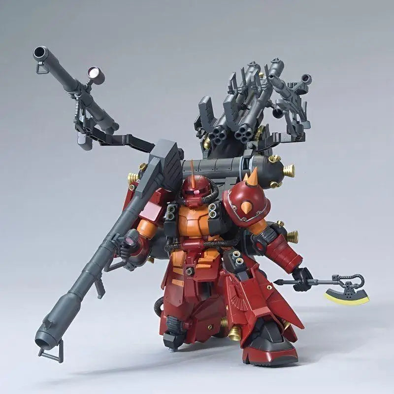 HGUC MS-06R 1/144 Scale Mecha Warrior Action Figure Model Toy with Detachable Parts High Detail Assembly Collectible