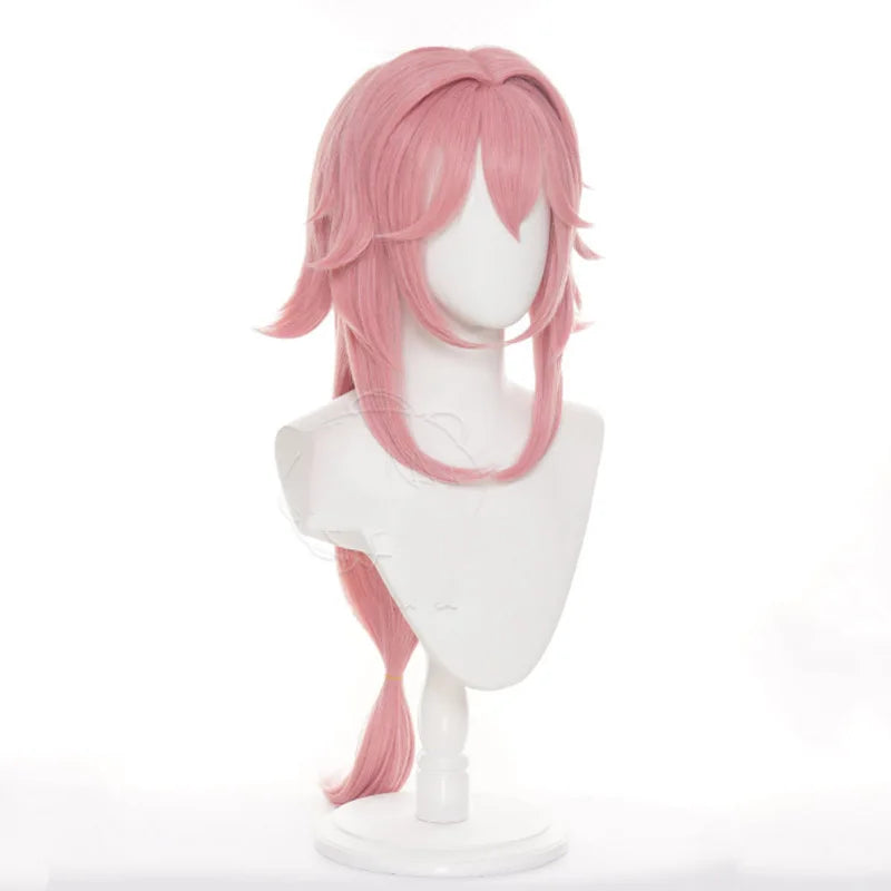 HOMCHEE TRENDS Genshin Impact Yae Miko Cosplay Set Adult Cotton Polyester