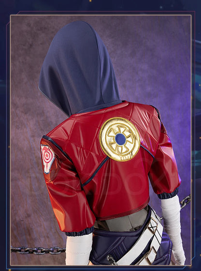 【Last Batch】IN STOCK ViI Cosplay Costume Game Cosplay DokiDoki-R Women Suit Red Coat Plus Siz