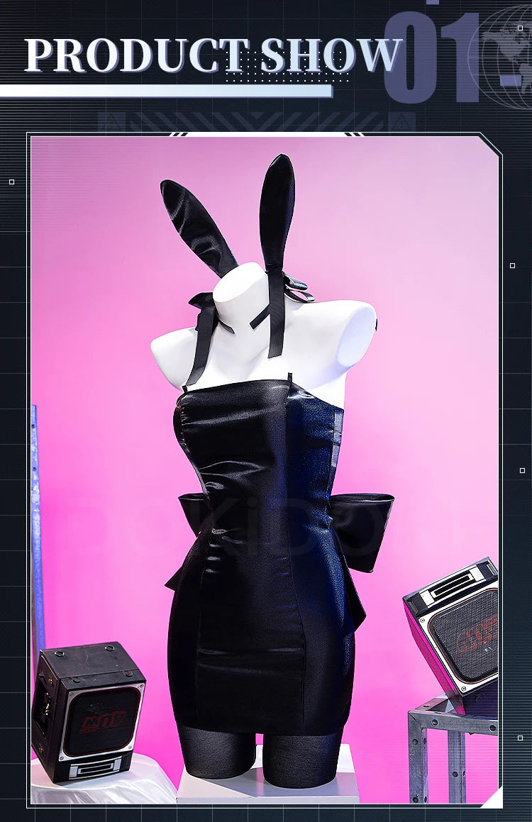 IN STOCK Mizi Sua Cosplay Costume Anime Alien Stage DokiDoki-R Women Sexy Costume Third Anniversary Rabbit Cafe Dress Cosplay