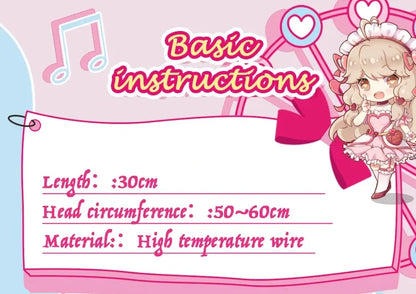 IN STOCK Powerr Hayakawaa Himenoo Makimaa Denjii Rezee Quanxii Angel Devil Yoshidaa Wig Anime DokiDoki Women Free Wig Cap