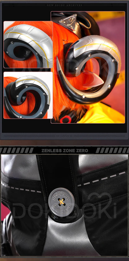 Orphie Cosplay Costume Game Zenless Zone Zero【S-2XL】DokiDoki-R Women Costume ZZZ Orphie Cosplay Suit Tail Halloween Plus Size
