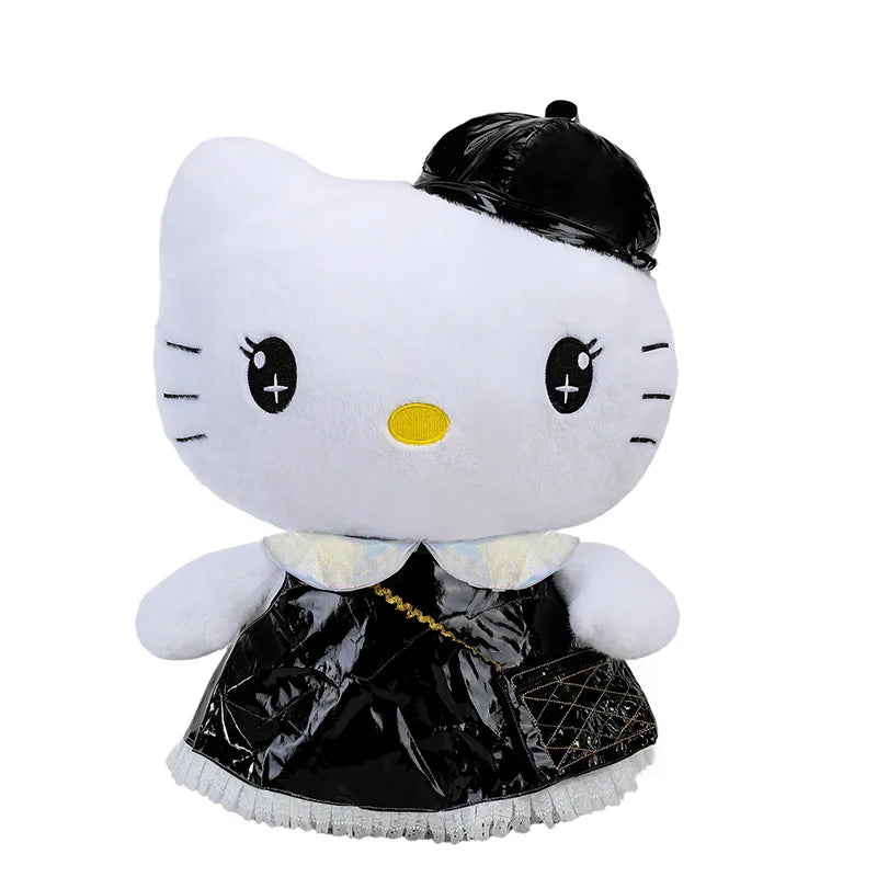 Sanrio 65cm cute Fluffy Kawaii Hello Kitty Plush Toy in Dress Scented Doll Large Stuffed Animal for Kids Birthday Christmas Gift