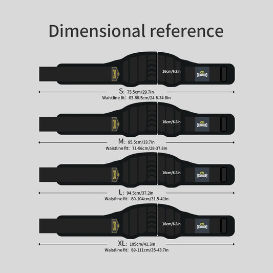 Gounod Weight Lifting Belt Back Support Workout Belt  Gym Squats Deadlifts Powerlifting Cross Training For Men Women