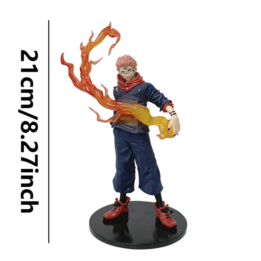 21cm Jujutsu Kaisen Anime Figure Villain Sukuna Action Figure Satoru Gojo/Geto Suguru Figurine PVC Collection Mdoel Doll Toys