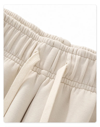 ZODF Casual 350gsm Fleece Unisex Loose Fit Wide Leg Straight Pants Warm Sport Trousers Winter HY0037