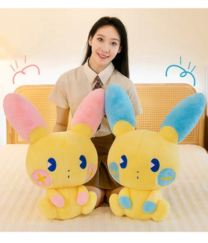 30/50/70cm Big Size Positive and Negative Pikachu Pokemo Anime Plush Stuffed Doll Room Decoration Plushies Pillow Holiday Gifts