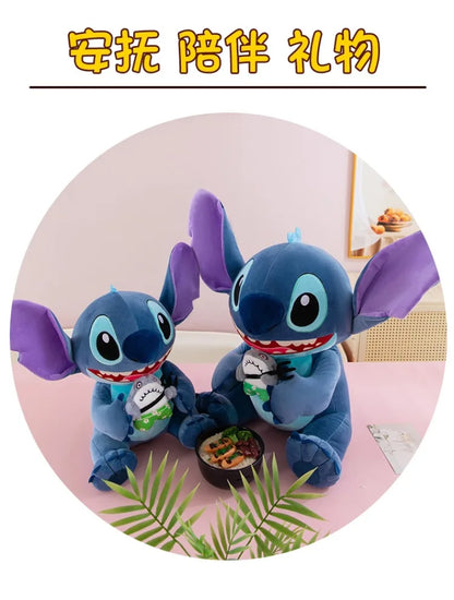 35/45/60cm Big Size Stitch Disney Anime Plush Stuffed Doll Kawaii Room Decorated with Plushies Pillow Ornaments Holiday Gifts