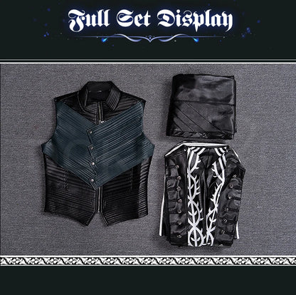 Vergil Cosplay Cotsume Game Cosplay【S-3XL】DokiDoki-R Vergil Nelo Angel Cosplay Slayer Men Halloween Costume Plus size