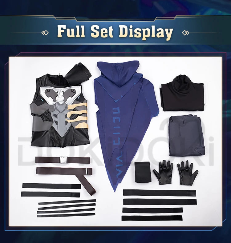 Clove Omen Cosplay Costume Game Cosplay【XS-3XL】DokiDoki-R Clove Halloween Cosplay Women Men Costume Plus Size Christmas