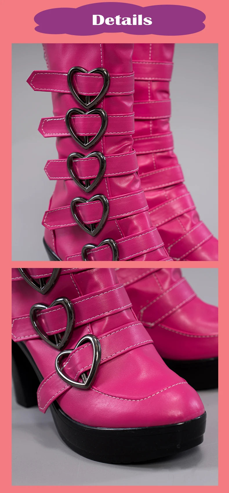 UWOWO Draculauraa Cosplay Boots Shoes Vampiree Spiderwebb Cape Berett Gothicc Dress Cosplay Shoes Boots