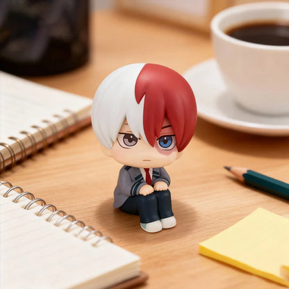 My Hero Academia Chibi PVC Figurines Tomura Shigaraki Izuku Midoriya Katsuki Bakugo Collectible Toy Model