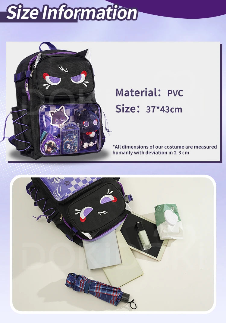 IN STOCK Wanderer Doujin Bag Cosplay Game Genshin Impact Cosplay DokiDoki-SR Scaramouche Furry Itabag Halloween Cosplay Props