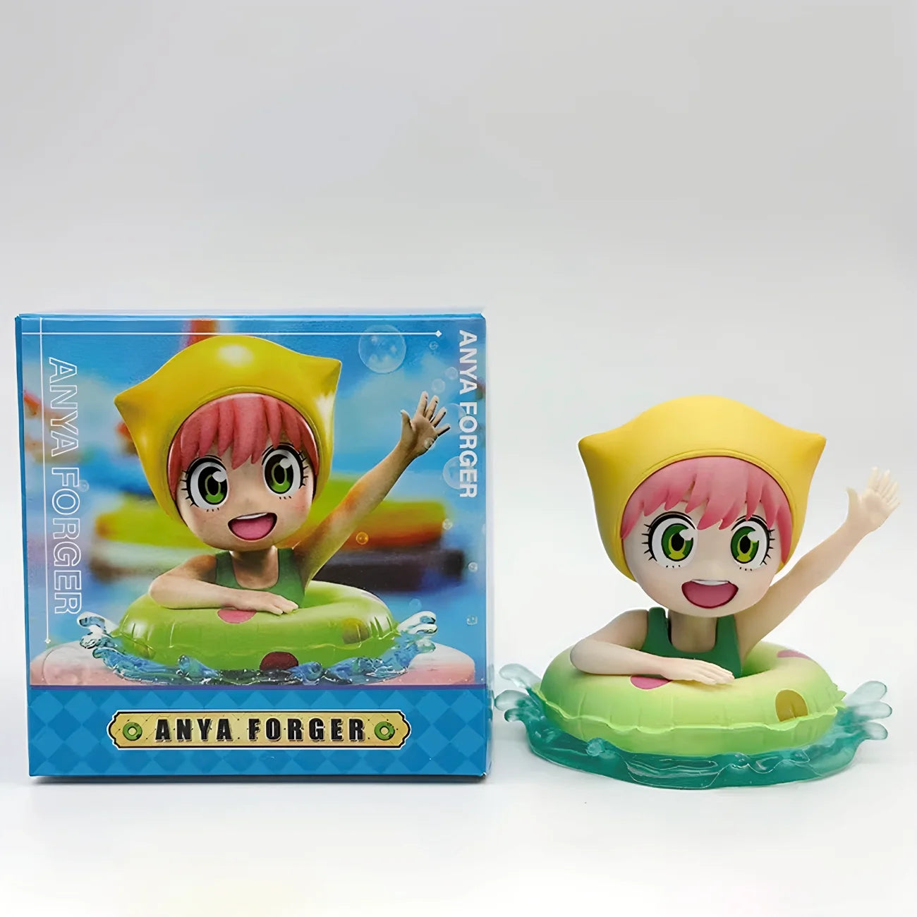 Anime Spy×Family Action Figures Anya Forger Summer Swimsuit Figurine Dolls Model Cute Toy PVC Collectible Ornament Birthday Gift