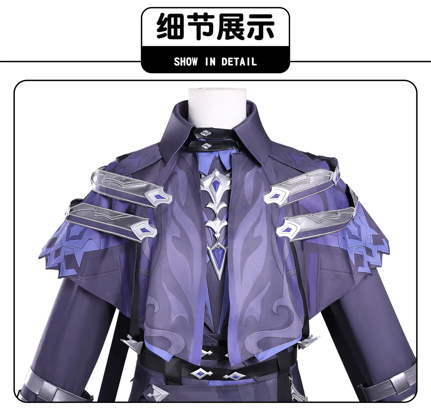 Genshin Impact Kyryll Chudomirovich Flins Cosplay Costume Wig Uniform Halloween Party for Women Men Carnival Role Play Outfit