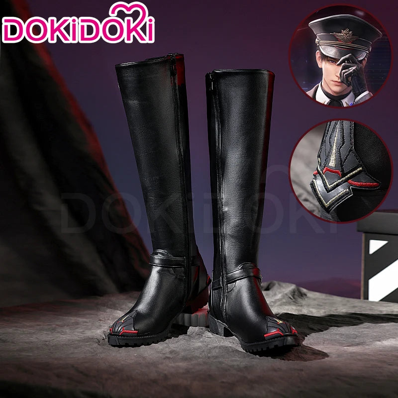 Heroine Caleb Shoes Cosplay Game Love and Deepspace DokiDoki Men Women MC Hunter Boots Caleb Cosplay Shoes