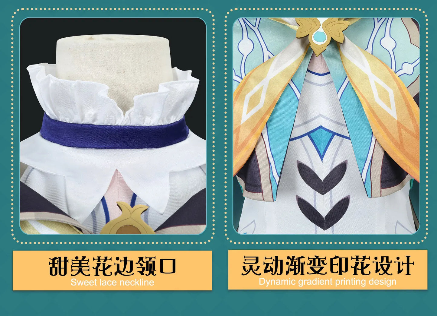 Honkai Star Rail Firefly Cosplay Costume Set Polyester