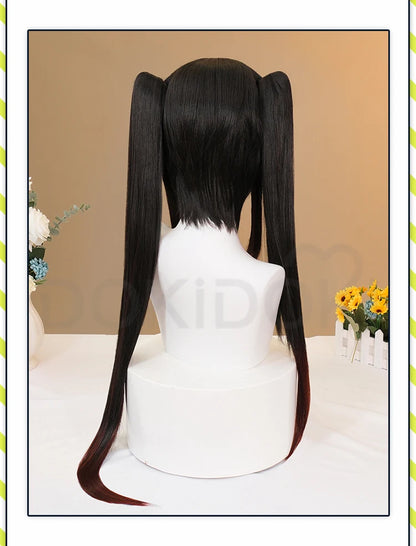 IN STOCK Tokisaki Kurumi Wig Anime Date A Live Cosplay Wig DokiDoki Women Cute 100cm Long Hair Tokisaki Kurumi Cosplay Free Cap