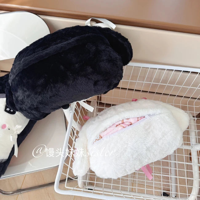 Sanrio Lolita My Melody Headrest Back Cushion Car Seat Belt Cover Stuffed Anime Kuromi Cuddly Pillow Plushies Xmas Gifts Girl