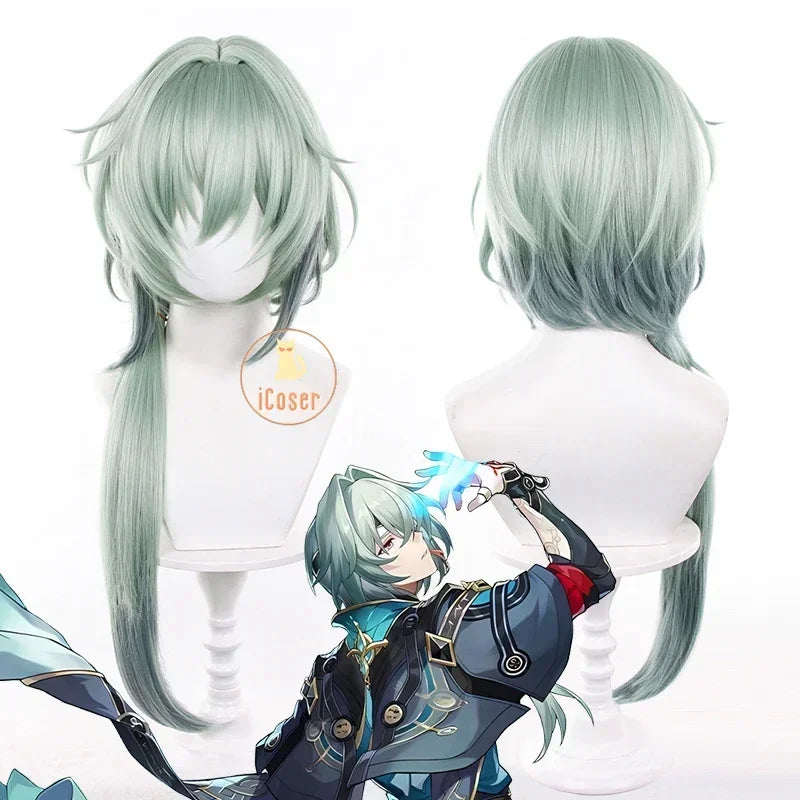 iCoser Honkai Star Rail Anaxa Cosplay Costume Wig Uniform Outfit Anaxagoras Grove of Epiphany Amphoreus Halloween for Women Men