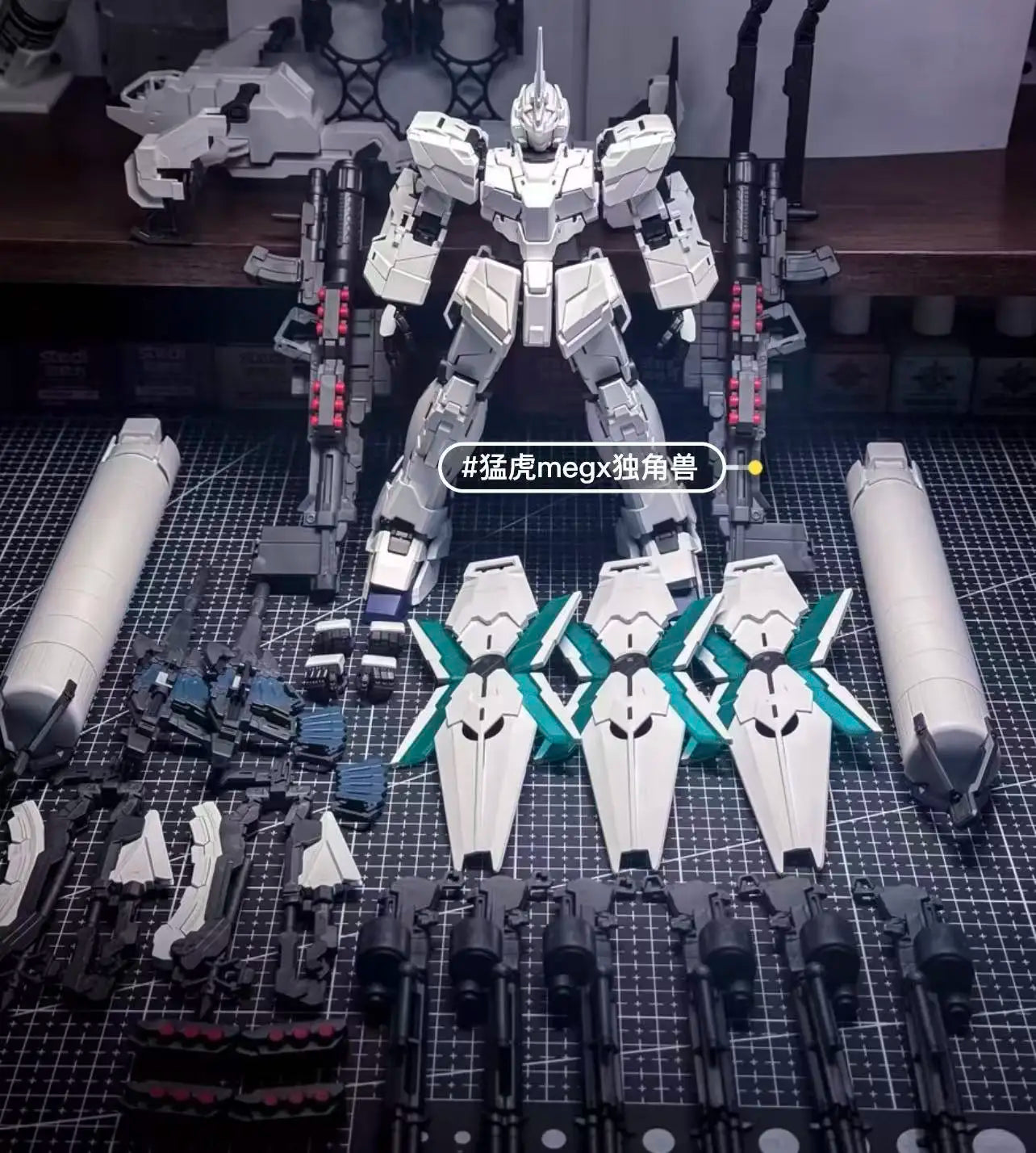 MENGHU 1/100 MGEX RX-0 Ver Ka Full Armor Unicorn Gundam Assembly Model Kit Plastic Action Figure Robot