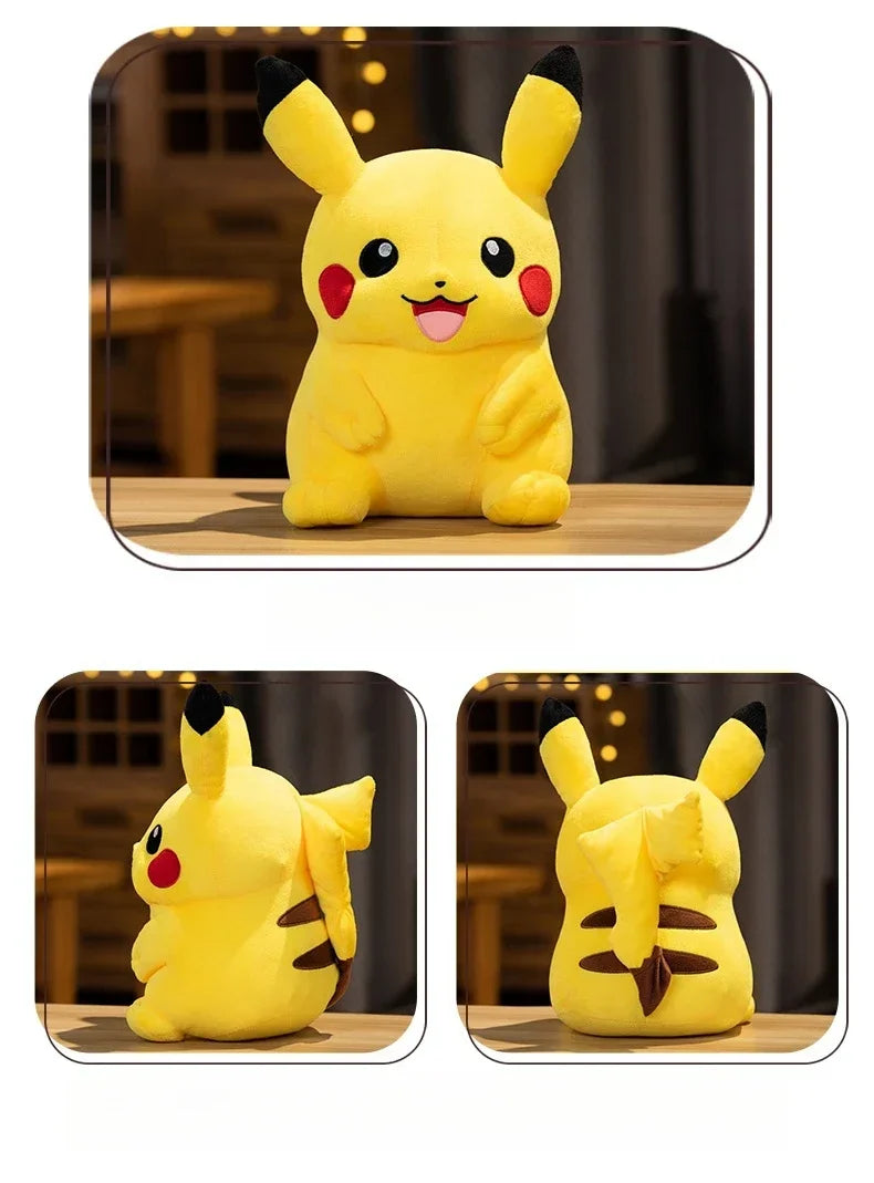 Cartoon Pikachu Plush Toy Lovely Peluche Stuffed Anime Pikachu Doll Kawaii Room Decor Soft Sofa Cushion Pillow Birthday Gifts