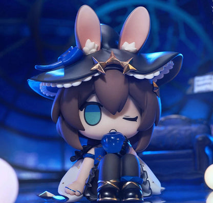 Arknights  Amiya Cute Q Version Doll Beautiful Girl Model Figurine Creative Statue  Holiday Gifts Desktop Ornament 12cm Toy